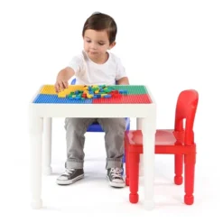 3pc 2 In 1 Square Activity Table With 2 Chairs Blue/Red - Humble Crew 14 3pc 2 In 1 Square Activity Table With 2 Chairs Blue/Red - Humble Crew -Baby Household Products GUEST ee15a857 96d7 4765 9490 bdb63ffd9cd7