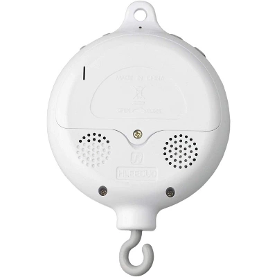 Bacati - Dots/Pin Stripes Musical Mobile Grey/yellow 7 Bacati - Dots/Pin Stripes Musical Mobile Grey/yellow - Image 5