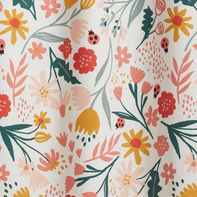 In The Garden Full Printed Blackout Kids' Curtain Panel - Pillowfort™ 4 In The Garden Full Printed Blackout Kids' Curtain Panel - Pillowfort™ - Image 2