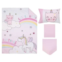 4pc Toddler Everything Caticorn Girl Power Kids' Bedding Set 14 4pc Toddler Everything Caticorn Girl Power Kids' Bedding Set -Baby Household Products GUEST f1b157e0 bb7b 4a65 80e4 21e68bef7bd7