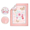 The Peanutshell Aflutter Baby Crib Bedding Set, Pink Floral/Butterfly - 3pc 1 The Peanutshell Aflutter Baby Crib Bedding Set, Pink Floral/Butterfly - 3pc -Baby Household Products GUEST f1f86cb1 9997 4b80 975c 1d10859bfa3f