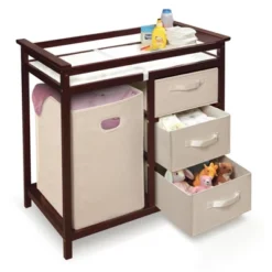 Badger Basket Modern Changing Table & Hamper -Baby Household Products GUEST f81111c4 a38e 4129 94d5 dc9010eec6c2