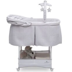 Delta Children Serta IComfort Hands-Free Auto-Glide Bedside Bassinet Portable Crib Features Silent Smooth Gliding Motion That Soothes Baby - Cameron 11 Delta Children Serta IComfort Hands-Free Auto-Glide Bedside Bassinet Portable Crib Features Silent Smooth Gliding Motion That Soothes Baby - Cameron -Baby Household Products GUEST fa1a8014 2ed7 4f9f 9a6e 0460050bec14