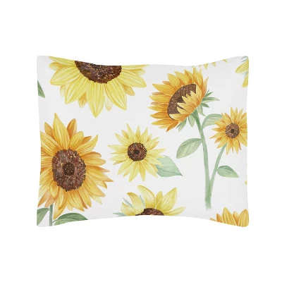 5pc Sweet Jojo Designs Sunflower Toddler Bedding Set - Sweet Dojo Design 4 5pc Sweet Jojo Designs Sunflower Toddler Bedding Set - Sweet Dojo Design - Image 2