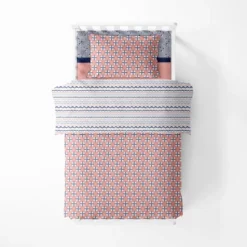 Bacati - Olivia Coral Navy 4 Pc Toddler Bedding Set 16 Bacati - Olivia Coral Navy 4 Pc Toddler Bedding Set -Baby Household Products GUEST fd552602 0520 4f83 baee 01b2cb939b48