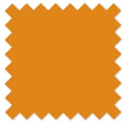 Bacati - White With Band On Bottom Crib/Toddler Bed Skirt - Orange