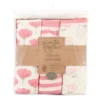 Touched By Nature Baby Girl Organic Cotton Swaddle Wraps, Tulip, 0-3 Months 2 Touched By Nature Baby Girl Organic Cotton Swaddle Wraps, Tulip, 0-3 Months -Baby Household Products GUEST fe781353 d347 4039 97b9 d47fae050e43